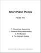 Short Piano Pieces piano sheet music cover